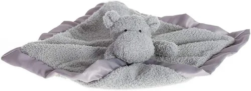 Vista 5 de Apricot Lamb Animales de peluche Hipopótamo Manta de Seguridad Infantil Guardería Carácter Manta de lujo Snuggler Plush Baby Lovey (Hippo)