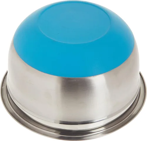 Vista 5 de ExcelSteel Cuenco de mezcla de acero inoxidable de 3 cuartos de galón con base antideslizante