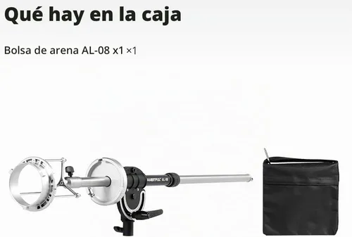 Vista 9 de AMBITFUL AL-08 Bowens Softbox Reflector Adaptador de montaje extensible