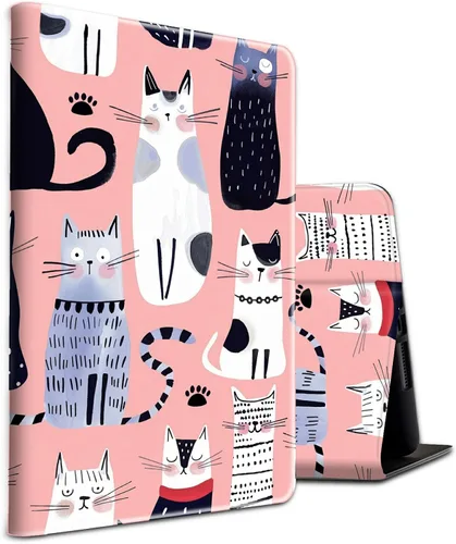 Vista 19 de Funda para tablet Amazon Kindle Fire HD 8/HD 8 Plus versión 2022/2020 (12ª/10ª generación), fundas antideslizantes multiángulo con función