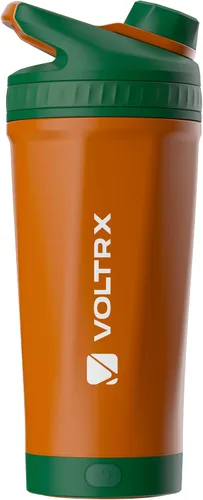 Vista 11 de VOLTRX ChillMix - Botella agitadora aislada de acero inoxidable, mezclador eléctrico recargable por USB C, vasos agitadores para batidos