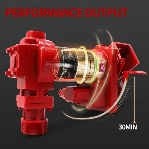Vista 4 de Bomba de transferencia de combustible a prueba de explosiones de 12 voltios y 15 GPM (paquete A) Fuel Transfer Pump Compatible with Gasoline