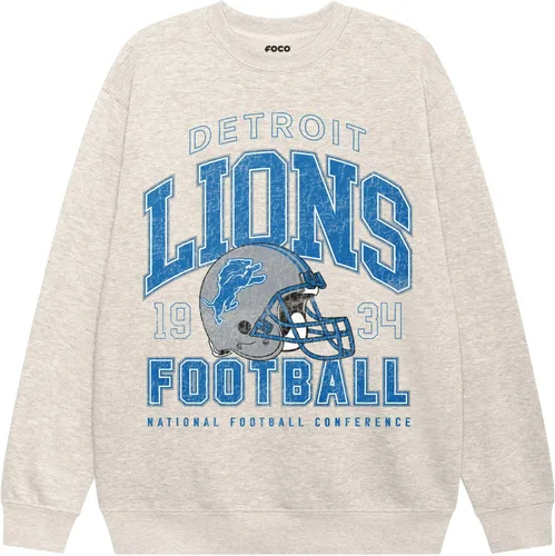 Vista 13 de FOCO Sudadera unisex de cuello redondo con logotipo de equipo universitario de la NFL