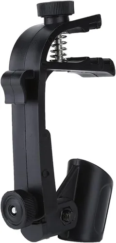 Vista 7 de Watris Veiyi Soporte de clip de micrófono de tambor, 4 piezas de soporte de abrazadera de montaje de micrófono de tambor ajustable, accesorios