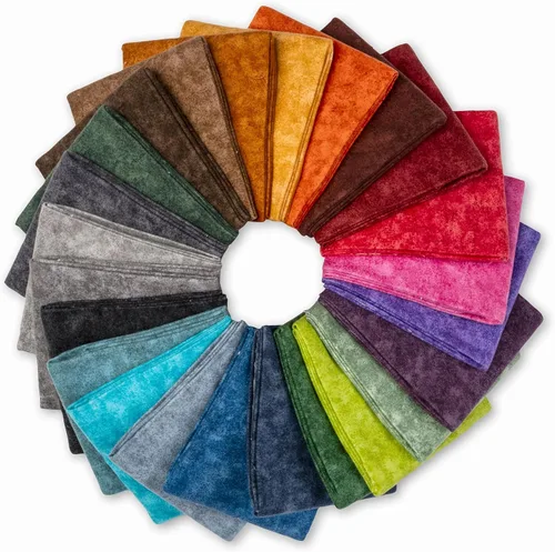 Vista 19 de Paquetes de tela 100% algodón Fat Quarters para coser 30 piezas de 18 x 22 pulgadas de algodón precortados surtidos en la colección Mirage Tonals