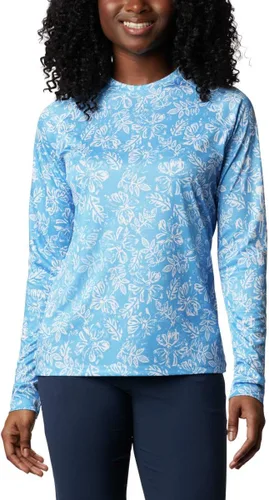 Vista 11 de Columbia womens Super Tidal Tee Long Sleeve Cypress Seamoss