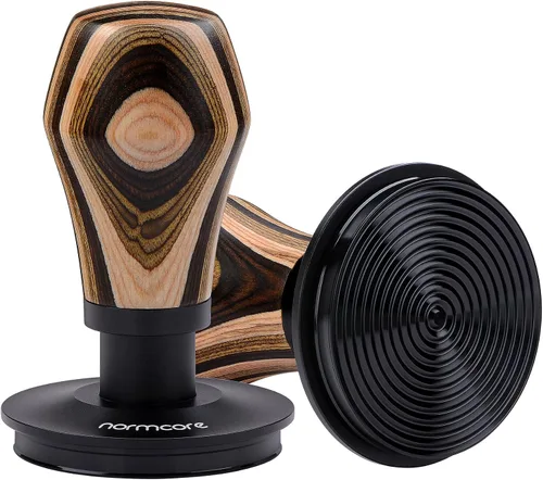 Vista 17 de Normcore Tamper para Espresso de 51 mm con base ondulada - Tamper con resorte - Muelles de repuesto de 15 lb / 25 lb / 30 lb - Mango y soporte