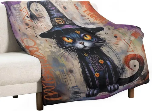 Vista 41 de Manta de conchas de mar azul para cama, manta náutica costera, manta de franela para sofá, cama, oficina para adultos, 30 x 40 pulgadas, manta suave