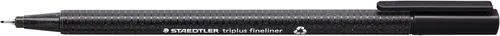 Vista 2 de Staedtler Triplus 334-9 - Bolígrafos fineliner de 0.01 in, color negro