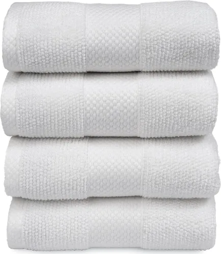 Vista 43 de MAURA Toallas de mano prémium 100% algodón de 16 x 30 pulgadas, ultra absorbentes, de secado rápido, toallas suaves para baño, toallas de mano extra