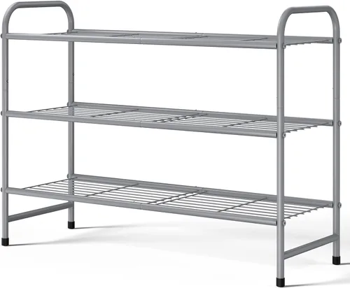 Vista 9 de Kitsure Zapatero - Organizador de Zapatos de Acero Inoxidable, Zapatero Resistente para Closet y Entrada de Puerta Principal, Estante de Zapatos