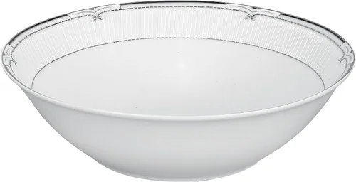 Vista 3 de Lorren Home Trends Juego de vajilla de porcelana de 57 piezas, Rio, servicio para 8