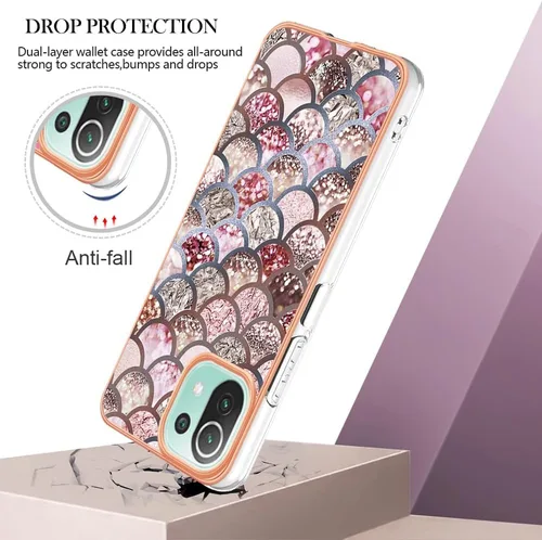 Vista 1039 de Funda compatible con Nothing Phone 1, compatible con Nothing Phone One A063 para teléfono móvil TPU funda FLP