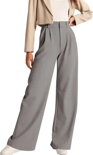 Vista 18 de NIMIN Pantalones de trabajo para mujer, trajes casuales de negocios