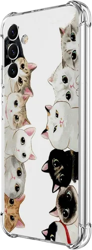 Vista 30 de Funda para Galaxy A54, hermosa protección contra caídas de flores rosas, a prueba de golpes, carcasa protectora de cuerpo completo resistente a