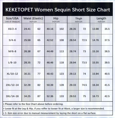Vista 5 de Pantalones cortos de lentejuelas para mujer, talla grande, cintura alta elástica, brillante, para club, con purpurina, para fiestas, conciertos