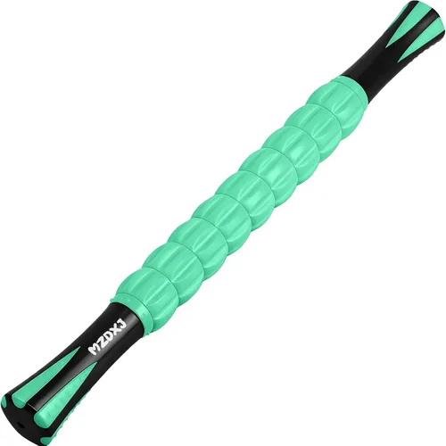 Vista 23 de Rodillo de masaje muscular - Pistola de fascia de tejido profundo para alivio del dolor miofascial, drenaje linfático y escultura corporal