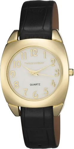 Vista 3 de Vernier Women's Round Case Mother of Pearl Dial 10 Strap Interchangeable Watch Set (VNR66657)