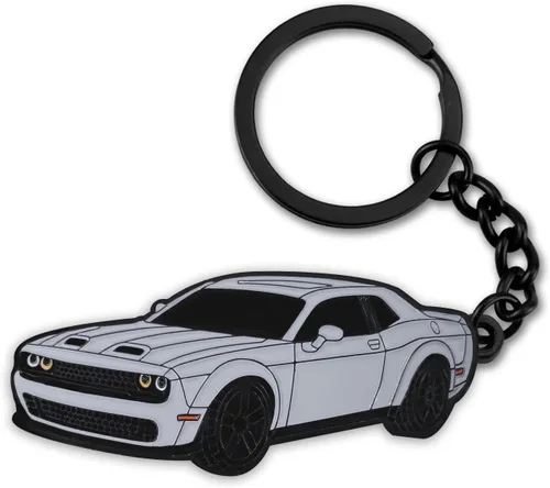 Vista 8 de Llavero para Dodge Challenger Hellcats Dakota Charger SRT Avenger Durango, accesorios Dodge Challenger 2015-2022