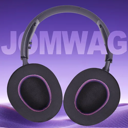 Vista 6 de Almohadillas de repuesto Magic Ice Gel para SteelSeries ARCTIS NOVA PRO (cableadas), color negro y morado