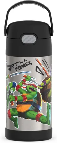 Vista 42 de THERMOS FUNTAINER Botella de agua con pajita, 12 onzas, Avengers