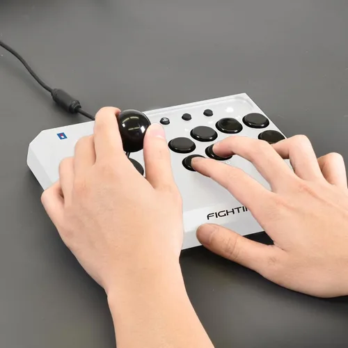 Vista 4 de HORI Fighting Stick Mini for PS5, PS4, and PC - Officially Licensed by Sony
