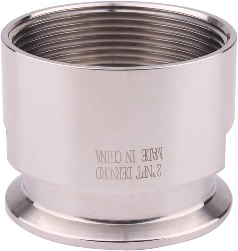 Vista 14 de Dernord - Adaptador de abrazadera triple de 1.5'' a abrazadera de rosca FNPT de 1 pulgada para tubería sanitaria