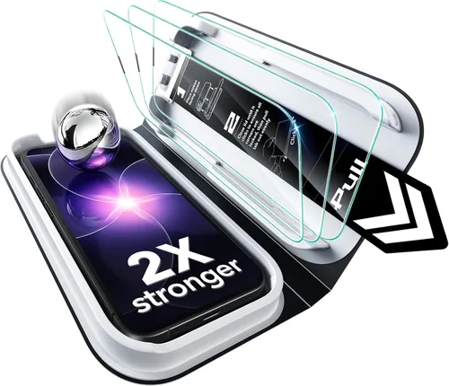 Vista 11 de ESR Paquete de 3 protectores de pantalla para iPhone Air, grado militar, inastillables, dureza 9H, vidrio templado de cobertura completa para iPhone