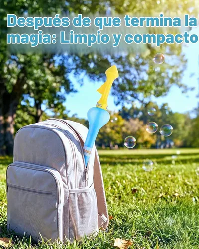 Vista 5 de Uncle Bubble Espada gigante de burbujas para varita, paquete de 2