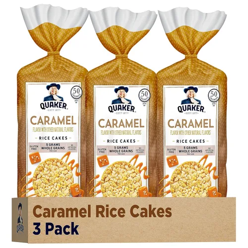 Vista 16 de Quaker Tortas de Arroz Grandes, Manzana y Canela, Paquete de 3