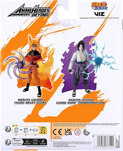 Vista 2 de Anime Heroes Bandai 6.7 in Naruto Sasuke Uchiha Figura de acción - Figura