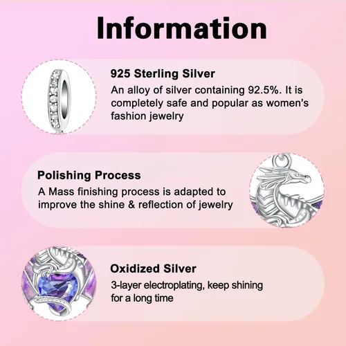 Vista 303 de Abalorios de plata de ley 925 con letras de la A ~ Z, para pulseras, collares, Día de San Valentín, Día de la Madre, joyería regalos para mujeres