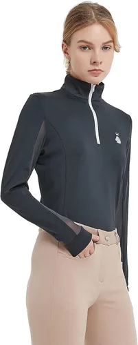 Vista 4 de HR Farm - Camisa de manga larga Ice Feel de secado rápido para mujer