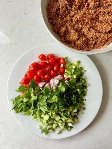 Vista 7 de Ziyad Burghul rojo, relleno de pan perfecto para pan rallado, avena, tabuli, kibeh, curries! 16 onzas