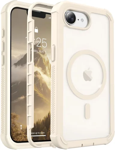Vista 174 de jaroco - Funda magnética compatible con MagSafe para iPhone 11 de 6.1 pulgadas; protección de grado militar contra caídas, de doble capa