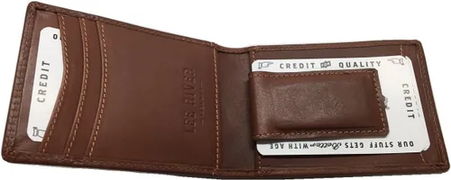 Vista 2 de cartera & dinero clip irlandés céltico nudo de piel hecha en Irlanda