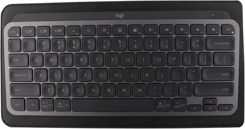 Vista 5 de GuardV Serie de piel sintética para teclado Logitech MX Keys Mini - Funda protectora
