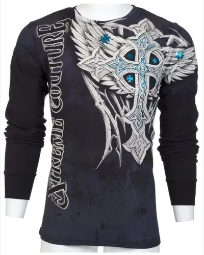 Vista 4 de Xtreme Couture by Affliction - Camisa térmica para hombre