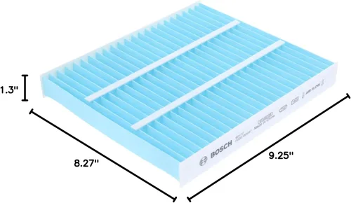 Vista 7 de BOSCH 6017C Filtro de aire de cabina HEPA - Compatible con determinados Chrysler Town & Country; Dodge Grand Caravan; Infiniti EX, FX, G, M, Q, QX