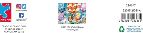 Vista 7 de Ceaco - Disney - Globo aerostático de Mickey - Rompecabezas de 300 piezas extragrandes