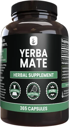 Vista 7 de PURE ORIGINAL INGREDIENTS Yerba Mate, sin magnesio o rellenos de arroz, siempre puro, verificado en laboratorio (100 cápsulas)