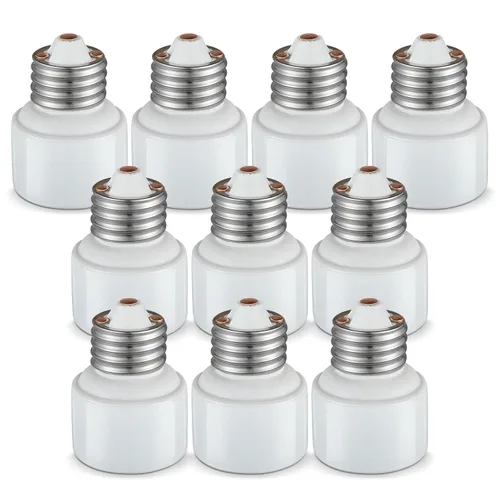 Vista 8 de Extensor de Enchufe de Luz, Adaptador de Extensión de Enchufe de Porcelana, Adaptador Extensor de Enchufe de Bombilla de Rosca Media Estándar E26 a