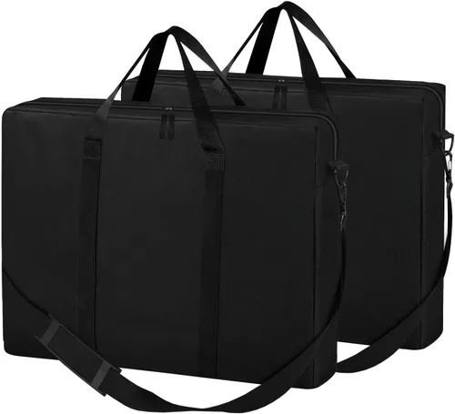 Vista 10 de Bolsa de almacenamiento para mesa plegable SIRUITON Compatible con mesas plegables de 4 pies, bolsa de transporte impermeable portátil de 600D