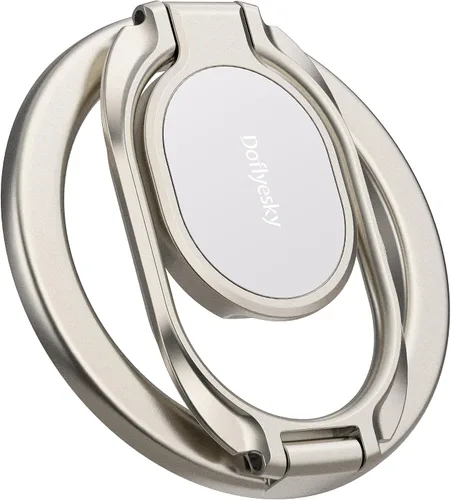 Vista 11 de Doflyesky Soporte magnético de anillo de teléfono para iPhone, soporte de agarre doble ajustable para teléfono de gimnasio y soporte extraíble