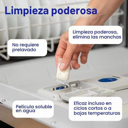Vista 3 de ATTITUDE Cápsulas de detergente a base de plantas y veganas, sin fosfato, derivadas de forma natural, sin perfume, 26