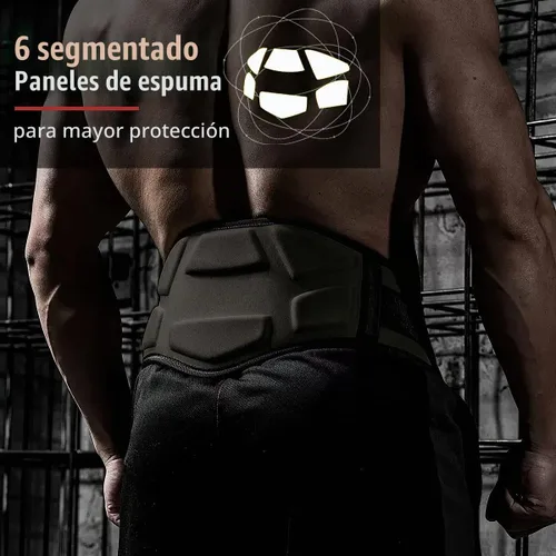 Vista 3 de Cinturón de inmersión resistente con cadena, cinturón de dominadas con peso para entrenamiento