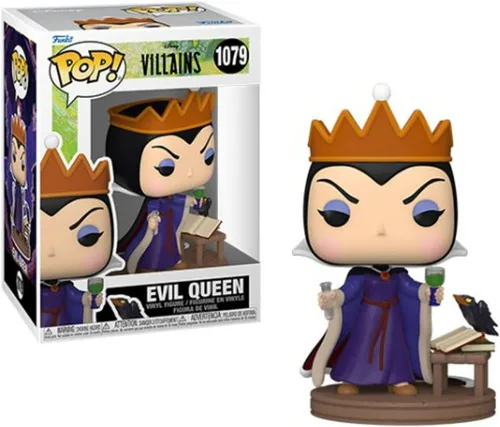 Vista 2 de POP Disney: Villains - Figura de vinilo de Queen Grimhilde Funko (con funda protectora compatible), multicolor, 3.75 pulgadas