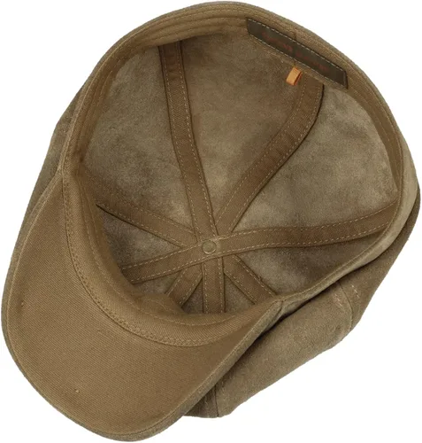 Vista 3 de Stetson Hatteras becerro cuero Flat Cap Hombres