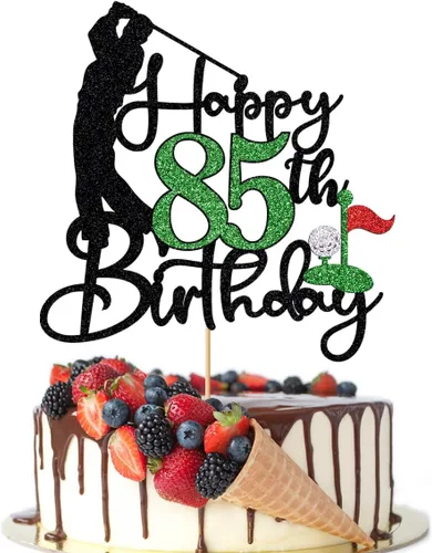 Vista 31 de Golf Happy 10th Birthday Cake Topper, Golfer/Sports Themed Birthday or Retirement Cake Decorations,Golf Ten 10 Years Old Ball Player Sport Themed