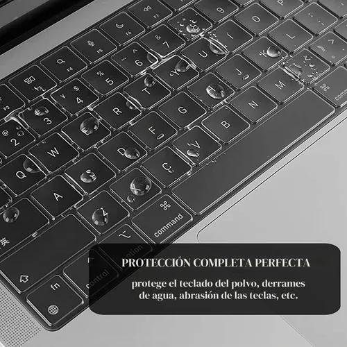 Vista 8 de EooCoo Funda brillante para MacBook Air de 13 pulgadas M5/M4/M3/M2 2026 Purpurina transparente.